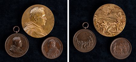 PIO X, Giuseppe Melchiorre Sarto (1903-1914) - Lotto 3 medaglie.