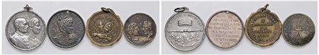 VITTORIO EMANUELE III (1900-1943) - Lotto di 4 medaglie.