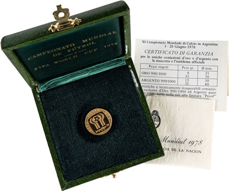 ARGENTINA - Emissioni private - Medaglia per il XI Campionato Mondiale di calcio del 1978.