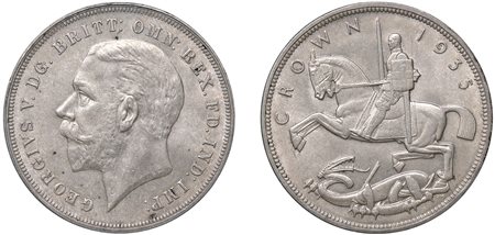 GRAN BRETAGNA - GIORGIO V (1911-1936) - Corona, 1935.