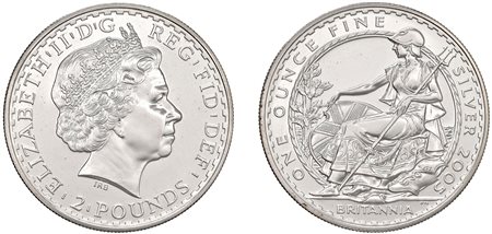 GRAN BRETAGNA - ELISABETTA II (1952-2022) - 2 Pounds 2005.