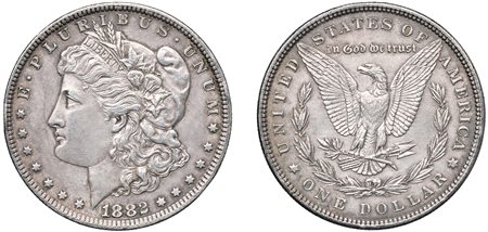 STATI UNITI D'AMERICA - Dollaro Morgan 1882, SSZ.