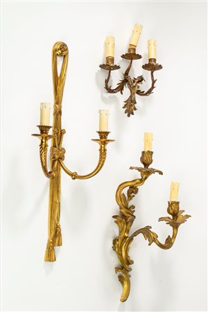 Lotto composto da tre diverse appliques