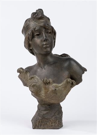 Emmanuel Villanis (Lille 1858 - Parigi 1914)  - Nymphe