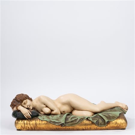 Luigi Fabris (Bassano del Grappa 1883 - 1952)  - Nudo di donna che dorme
