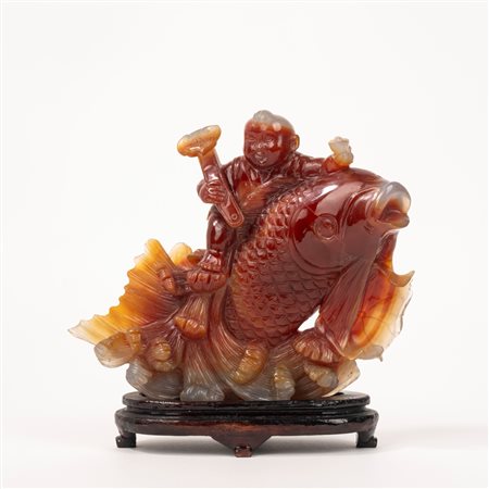 Scultura in calcedonio, Cina secolo XIX