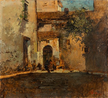 Ezelino Briante (Napoli 1901 - Roma 1971)  - Presso il casale