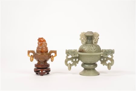 Due brucia incensi, Cina secolo XX