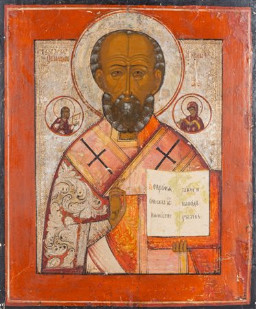 Antica icona raffigurante San Nicola