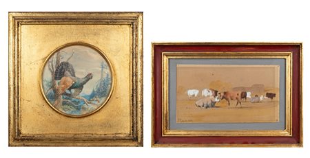 Adolf Johnssen (Rostock 1871 - 1950)  - Gallo cedrone, 1926