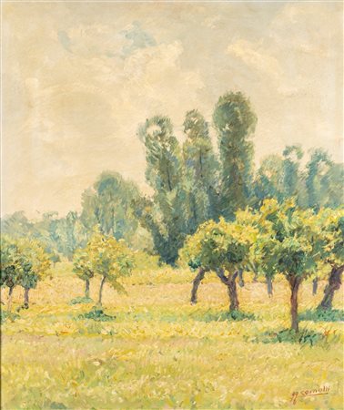 Gigi Comolli (Milano 1893 - 1976)  - Nubi e sole