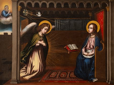 Scuola italiana, secolo XIX - La Santissima Annunziata