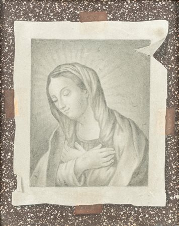 Antica scagliola con trompe-l'oeil