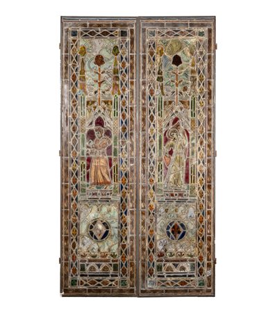 Maison Champigneulle (attiva in Francia tra la seconda metà del secolo XIX e la prima metà del secolo XX) - Due vetrate in stile neogotico, fine secolo XIX - inizi secolo XX