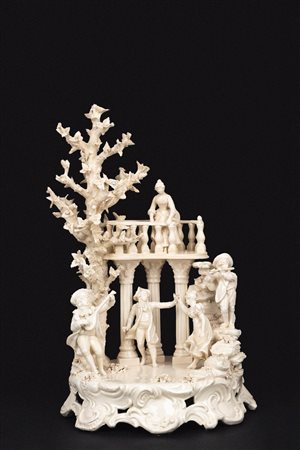 Gruppo in terraglia raffigurante concerto, Manifattura di Nove