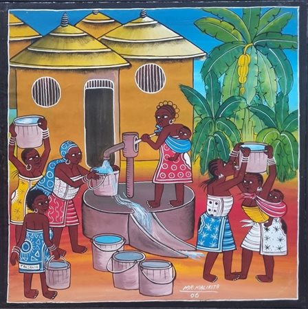 MALIKITA M. MARUS Tanzania 1964 "Vita di villaggio"