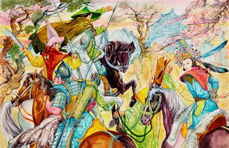 Walter Cremonini - Fiabe d'Oriente - La lampada di Aladino, 1959