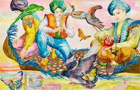 Walter Cremonini - Fiabe d'Oriente - Il principe Ahmed e la fata Pari Banù, 1959