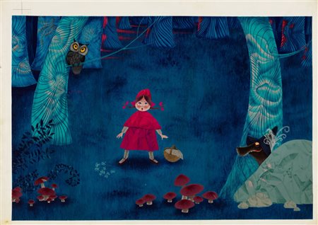 Federico Santin - Cappuccetto Rosso, 1962