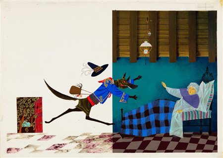 Federico Santin - Cappuccetto Rosso, 1962