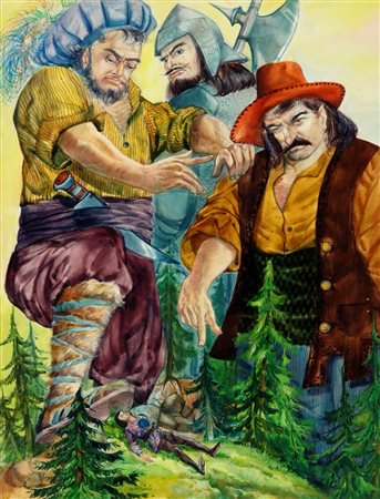 Walter Cremonini - Fiabe di Grimm - L'insalata magica, 1959