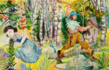 Walter Cremonini - Fiabe di Grimm - Biancaneve, 1959