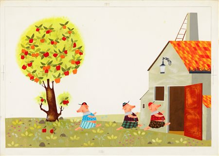 Federico Santin - I tre porcellini, 1962