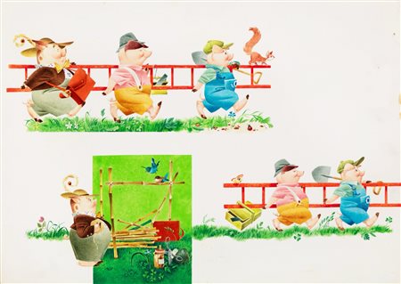 Tony Wolf (Antonio Lupatelli) - I tre porcellini, 1968