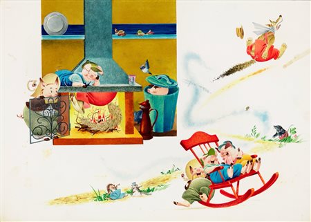 Tony Wolf (Antonio Lupatelli) - I tre porcellini, 1968