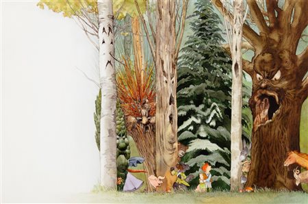 Claude Millet & Denise Millet - Uccellino blu, 1980s