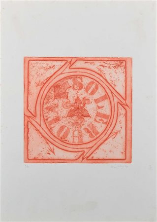 Giò Pomodoro (Orciano di Pesaro 1930 - Milano 2002) Sole Ruota 1969 Firma,...