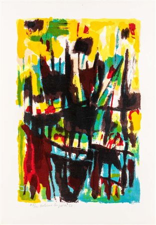 Antonio Corpora (Tunisi 1909 - Roma 2004) Senza titolo 1956 Firma, data e...