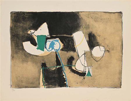 Afro Basaldella (Udine 1912 - Zurigo 1976) Senza titolo Firma e numerazione...