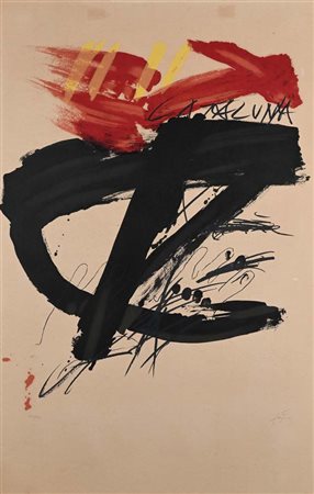 Antoni Tapies (Barcellona 1923 - Barcellona 2012) Cataluna Firma e...