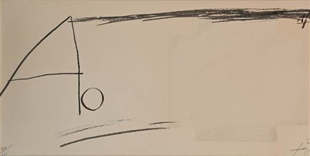 Antoni Tapies (Barcellona 1923 - Barcellona 2012) Senza titolo Firma e...