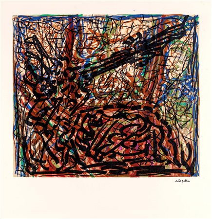 Jean-Paul Riopelle (Montreal 1923 - Saint-Antoine-de-l'Isle-aux-Grues 2002)...
