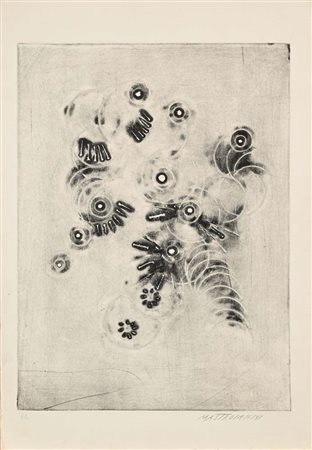 Umberto Mastroianni (Fontana Liri 1910 - Marino 1998) Senza titolo Firma e...