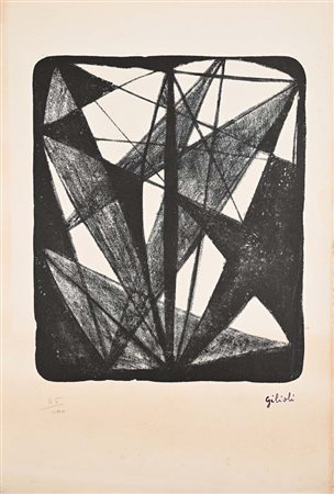 Emile Gilioli (Parigi 1911 - Parigi 1977) Senza titolo Firma e numerazione...