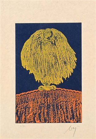 Baj Enrico (Milano 1924 - Vergiate 2003) Senza titolo Firma e numerazione...