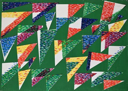 Piero Dorazio (Roma 1927 - Perugia 2005) Senza titolo 1991 Firma, data e...