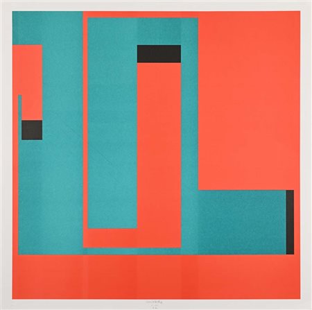 Bruno Munari (Milano 1907 - Milano 1998) Negativo-Positivo Firma e...