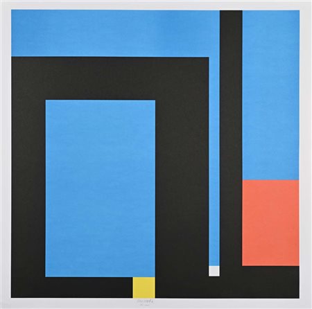 Bruno Munari (Milano 1907 - Milano 1998) Negativo-Positivo Firma e...