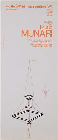 Bruno Munari (Milano 1907 - Milano 1998) Studio AM16 Incontro con Bruno...
