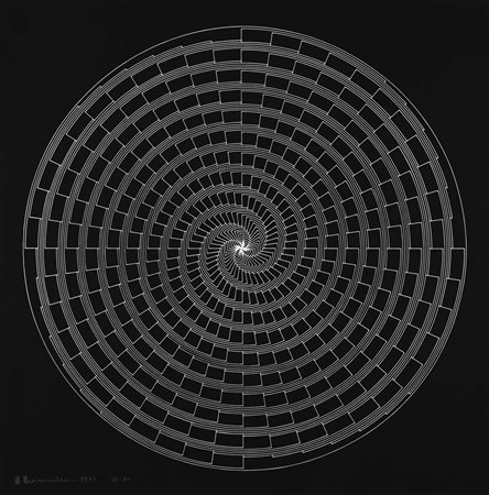 Marcello Morandini (Mantova 1940 - 0) senza titolo 1972 Firma, data e...