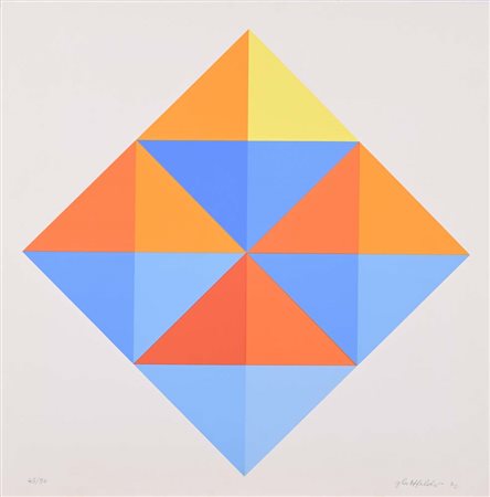 Hans Jörg Glattfelder (Zurigo 1939) Senza titolo 1970 Firma, data e...