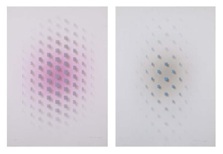 Ivan Contreras-Brunet (1927 - 2021) Lotto di due litografie Ognuna misura cm...