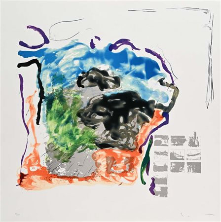 Mario Schifano (Homs 1934 - Roma 1998) dalla cartella Best Seller 1989...