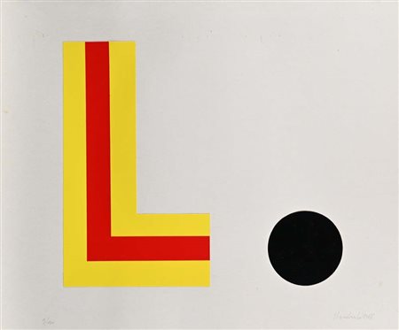 Sergio Lombardo (Roma 1939 - 0) Senza titolo 1968 Firma, data e numerazione...