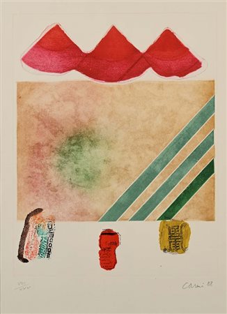 Eugenio Carmi (Genova 1920 - Lugano 2016) Ispirata ai tre austronauti 1988...