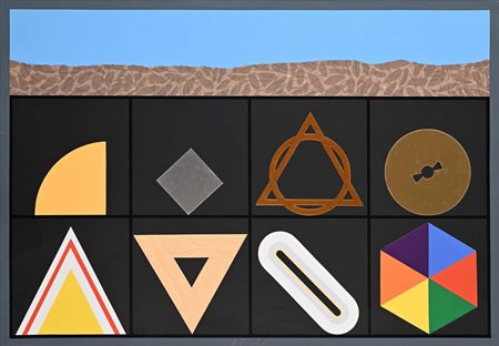 Lucio Del Pezzo (Napoli 1933 - 0) Senza titolo Firma e numerazione "Del Pezzo...